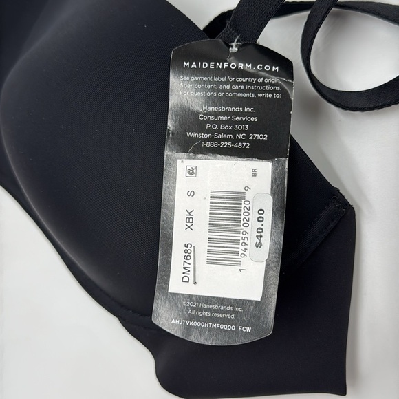 NWT Maidenform 6-Way Convertible Bra – Black, Size S - Picture 9 of 11